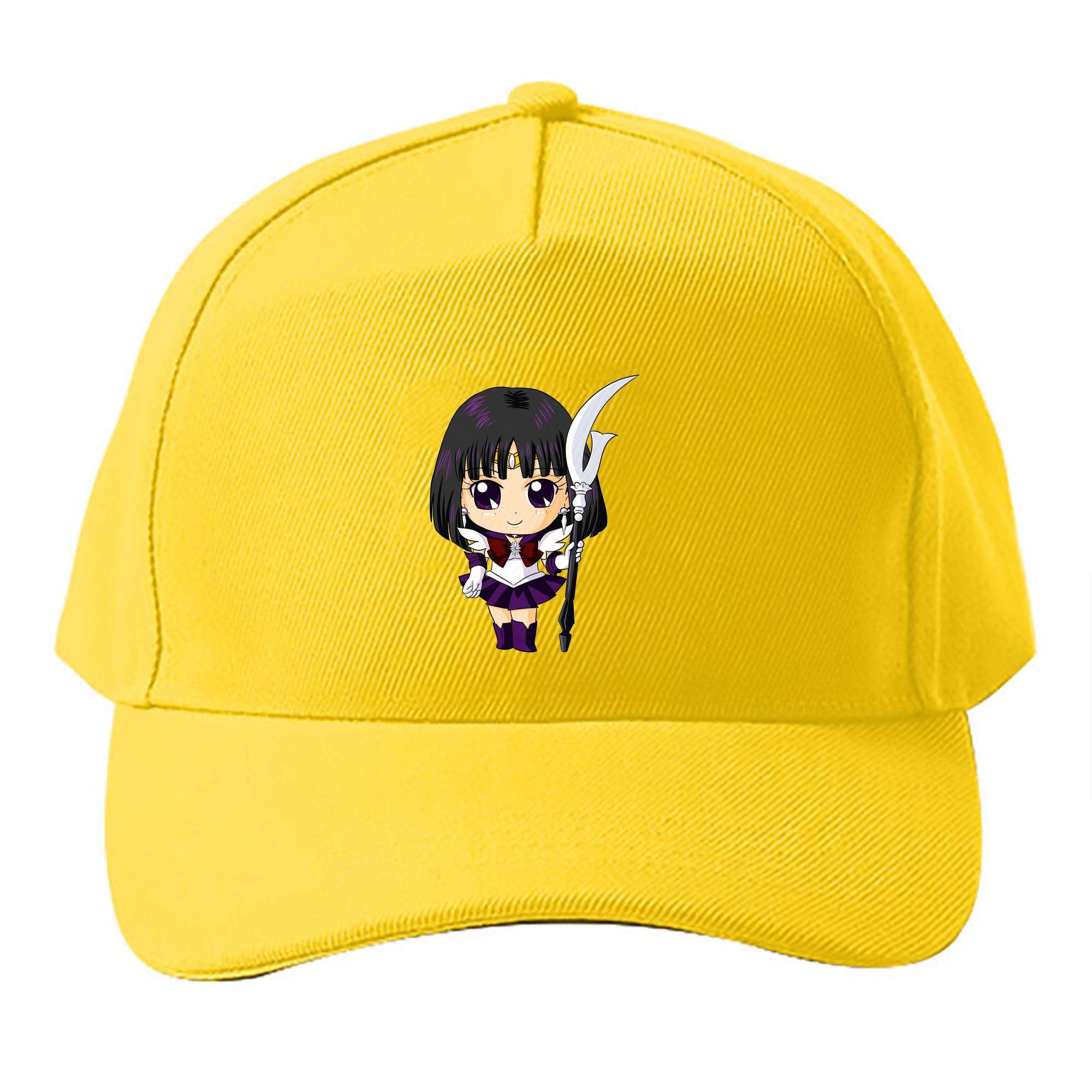 （画像用） 美少女戦士セーラームーン 土萠ほたる Sailor Moon Tomoe Hotaru （セーラーサターン；Sailor Saturn） ベースボールキャップ 綿100％ 男女兼用 帽子 スポーツ